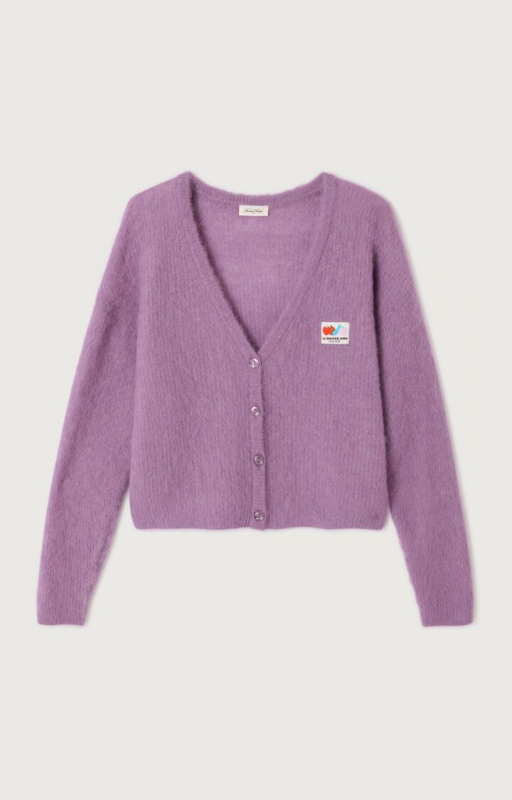 American Vintage Nenybay Women’s Cardigan – Violet American Vintage