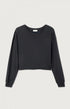 American Vintage Women’s Apoly Long Sleeve T-Shirt – Carbon American Vintage