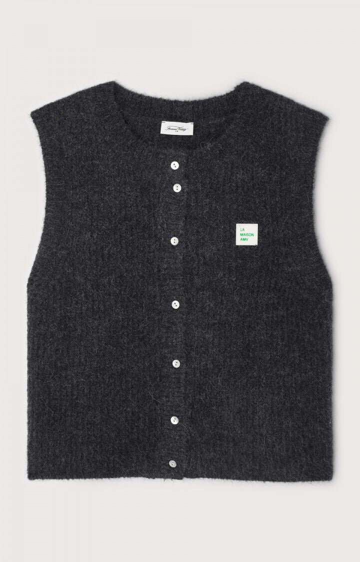 American Vintage Women’s Cardigan East – MELANGE CHARCOAL American Vintage