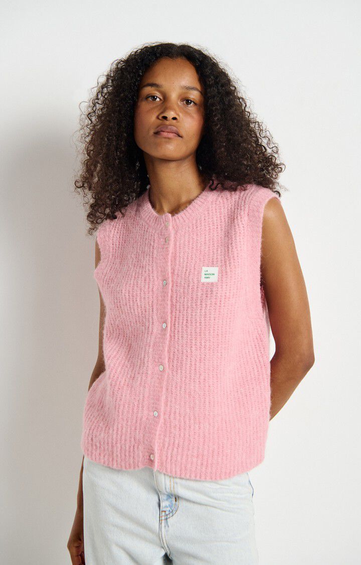 American Vintage Women’s Cardigan East – ORCHID MELANGE American Vintage