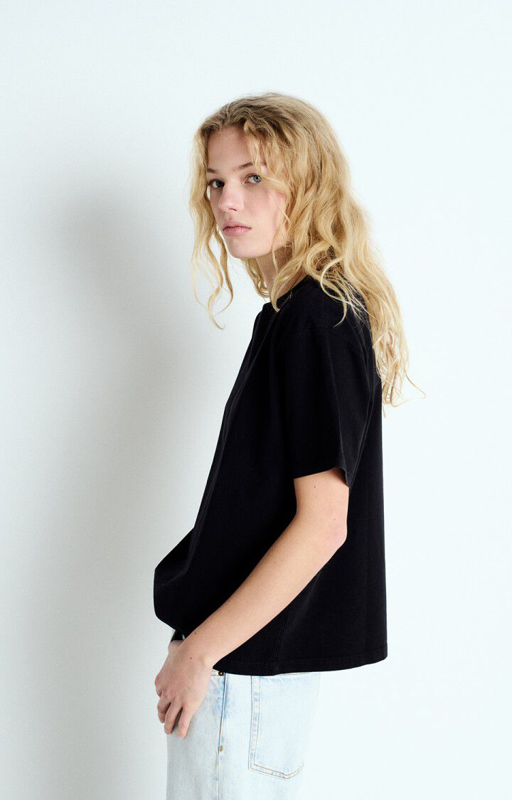 American Vintage Women’s Fizvalley T-Shirt – Black American Vintage