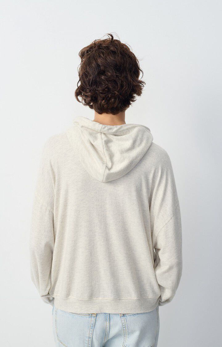 American Vintage Women’s Hoodie Ypawood – Heather Grey Zip - Up Sweatshirt American Vintage