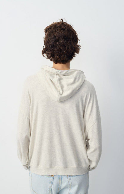 American Vintage Women’s Hoodie Ypawood – Heather Grey Zip - Up Sweatshirt American Vintage