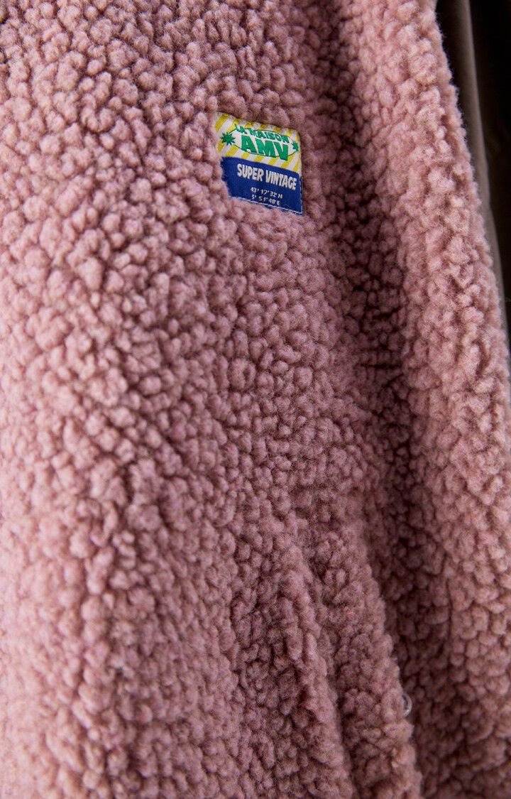 American Vintage Hoktown women’s vest in Sloe Melange – texture detail