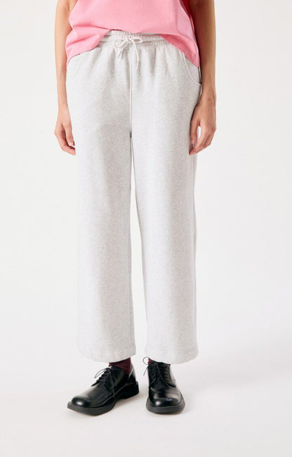 American Vintage Baptown women’s joggers in Heather Grey – front view