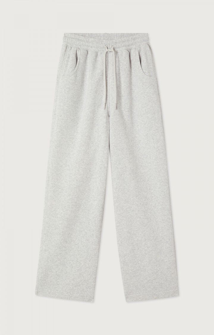 American Vintage Baptown women’s joggers in Heather Grey – product front