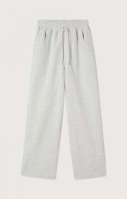 American Vintage Baptown women’s joggers in Heather Grey – product front