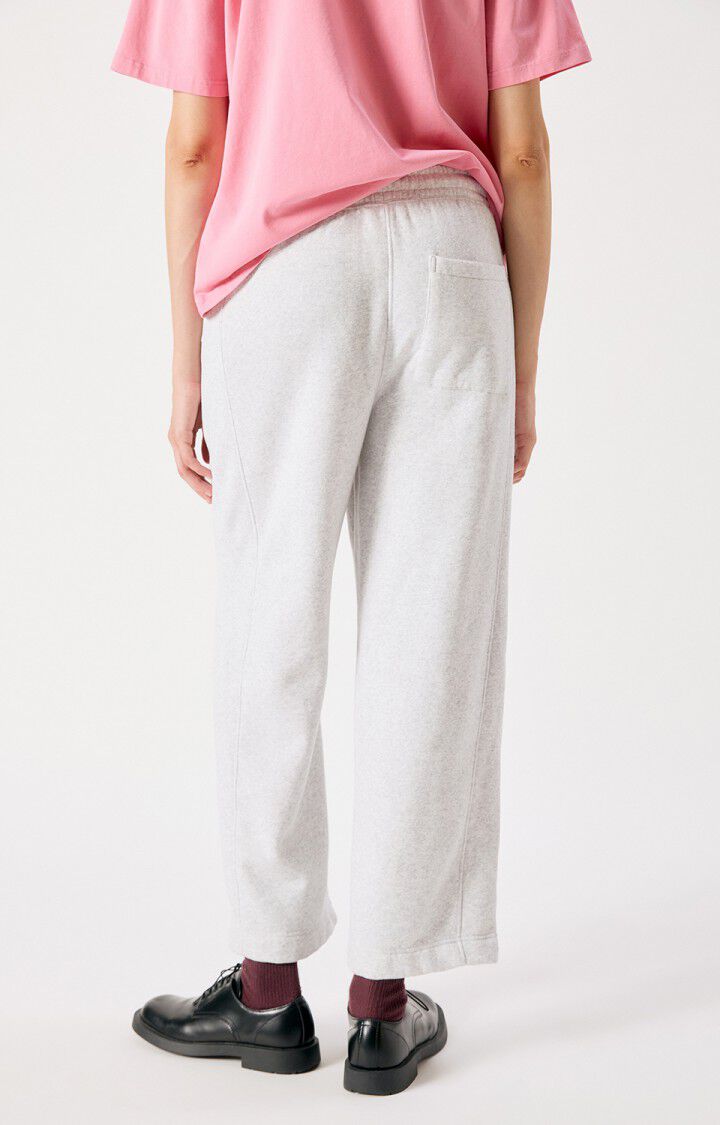 American Vintage Baptown women’s joggers in Heather Grey – back view