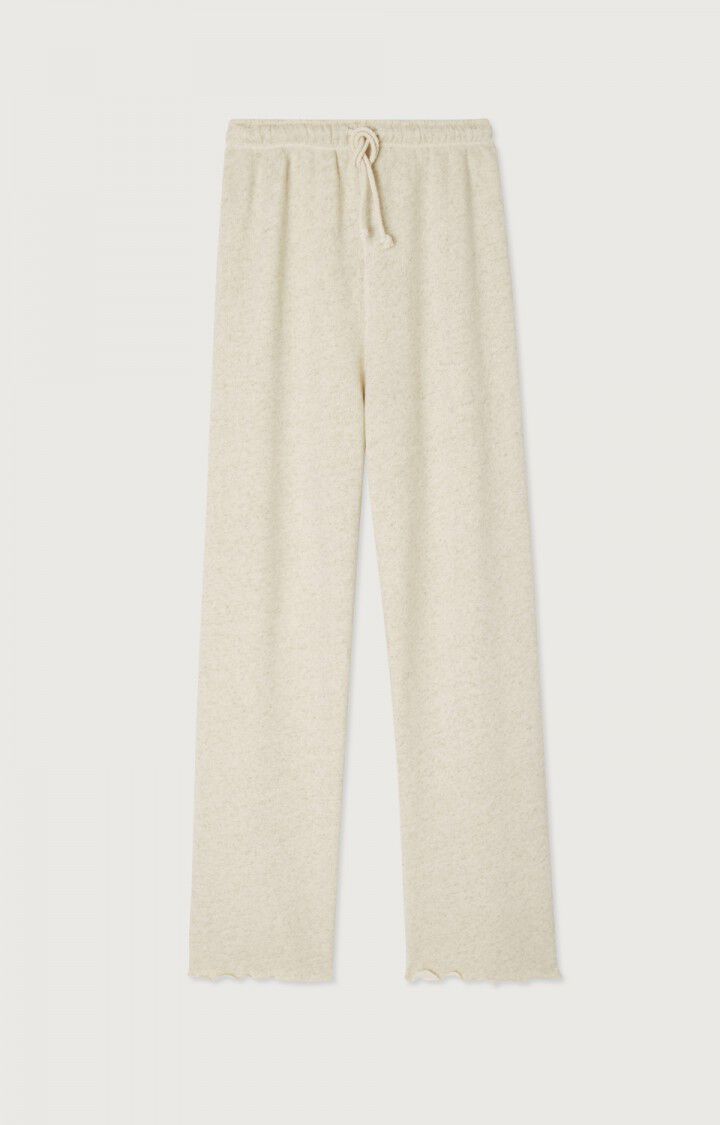 American Vintage Itonay women’s joggers in Melange Ecru – product front