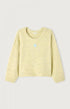 American Vintage Women’s Jumper East – Heather Chick Yellow Mohair Blend Sweater American Vintage