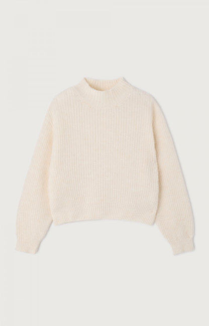 American Vintage Women’s Jumper East – Melange Pearl Mohair Blend Sweater American Vintage