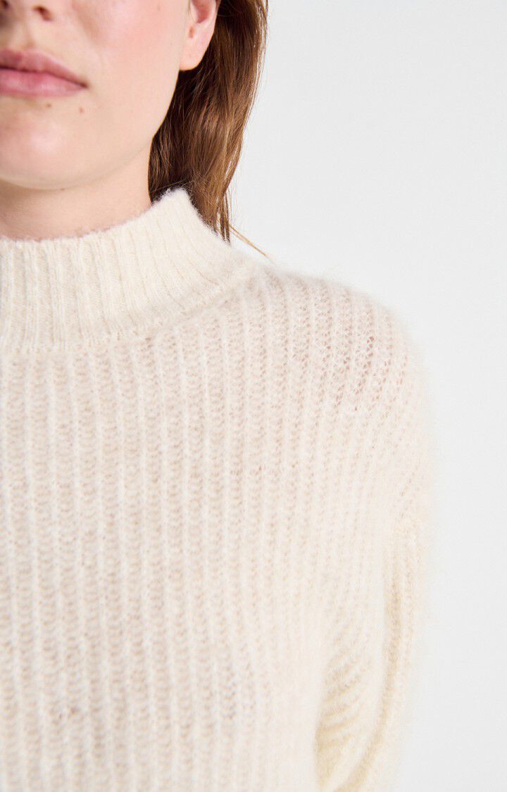 American Vintage Women’s Jumper East – Melange Pearl Mohair Blend Sweater American Vintage