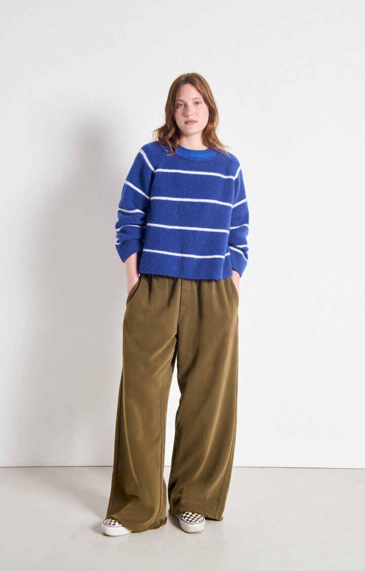 American Vintage Women’s Jumper Vitow – ROYAL BLUE WITH WHITE STRIPES American Vintage