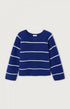 American Vintage Women’s Jumper Vitow – ROYAL BLUE WITH WHITE STRIPES American Vintage