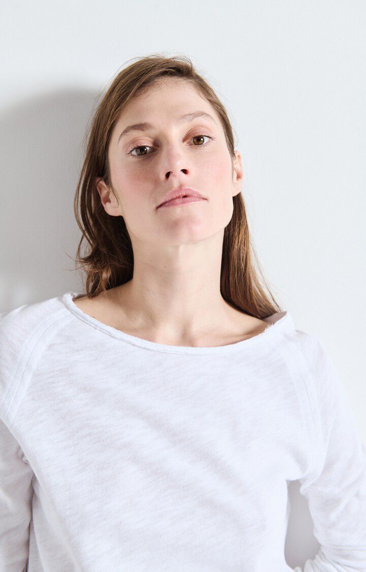 American Vintage Women’s Sonoma Long Sleeve T-Shirt – White American Vintage