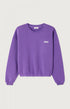 American Vintage Women’s Sweatshirt Izubird – Vintage Cosmos Purple Fleece Pullover American Vintage
