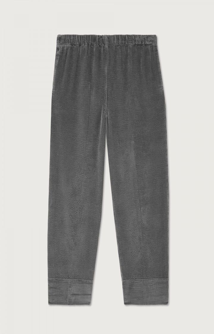 American Vintage Women’s Trousers Padow – Vintage Carbon Corduroy Pants American Vintage