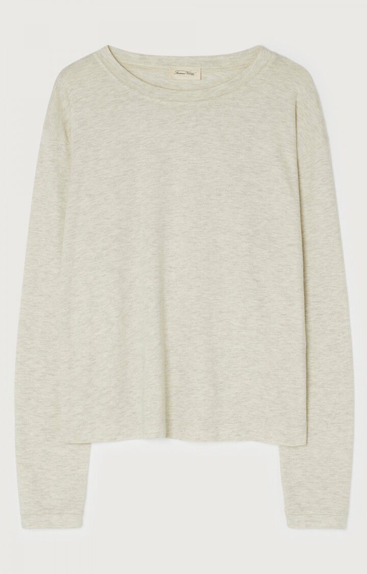 American Vintage Women’s Ypawood Long Sleeve T-Shirt – Heather Grey American Vintage