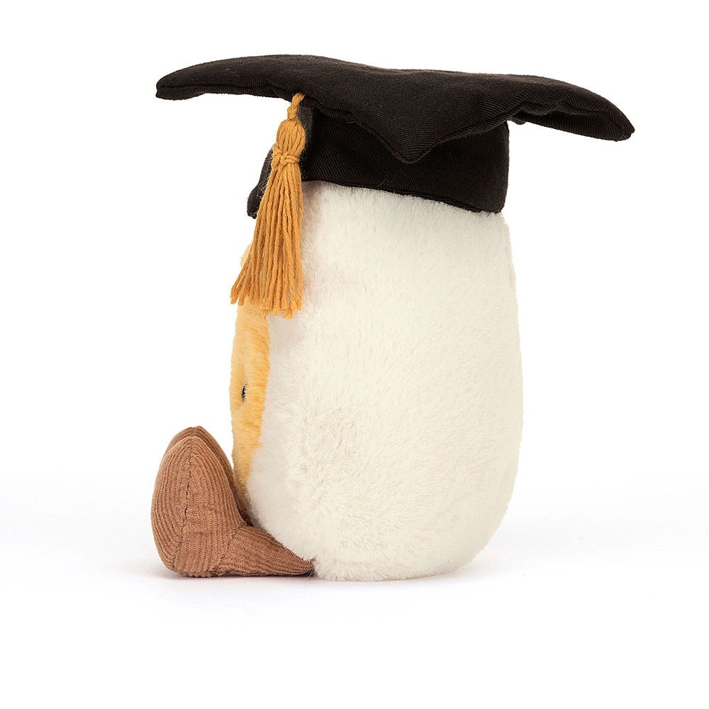 Amuseable Boiled Egg Graduation - 6 Inch by Jellycat Jellycat - enjoykidsus