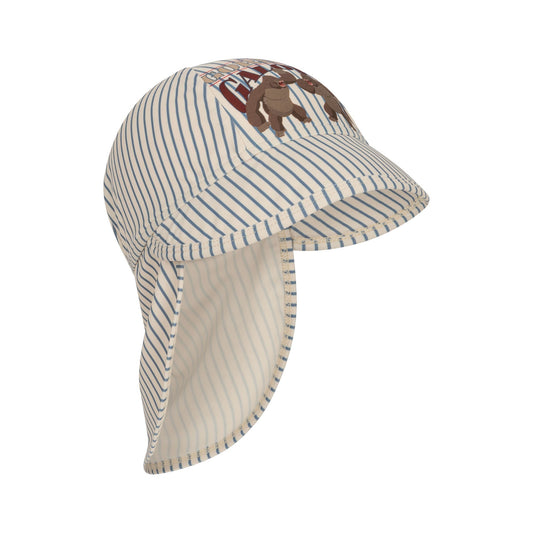 Aster sun hat - stripe bluie Konges Sløjd - enjoykidsus