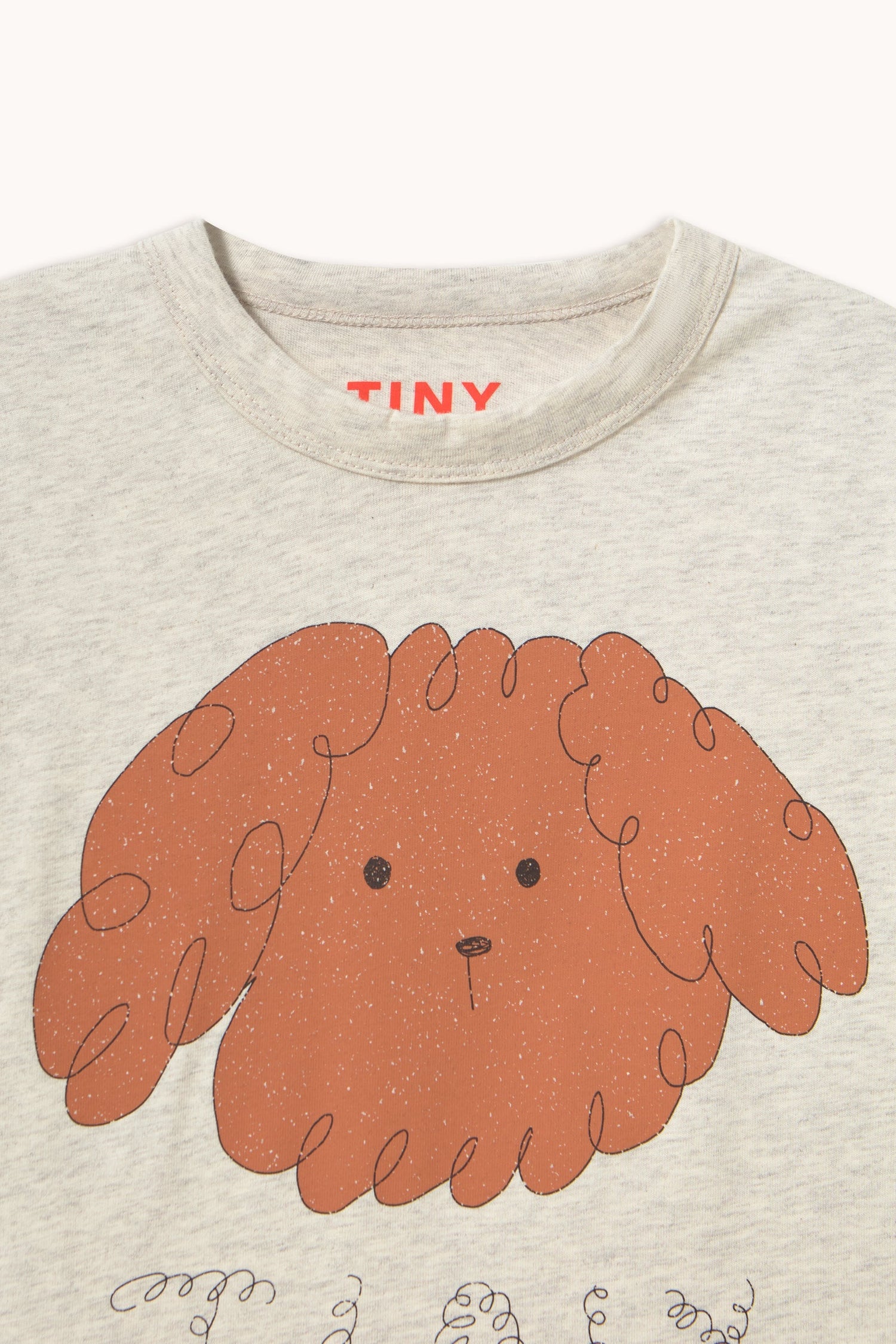 Tinycottons Curly Dog Graphic Tee - back