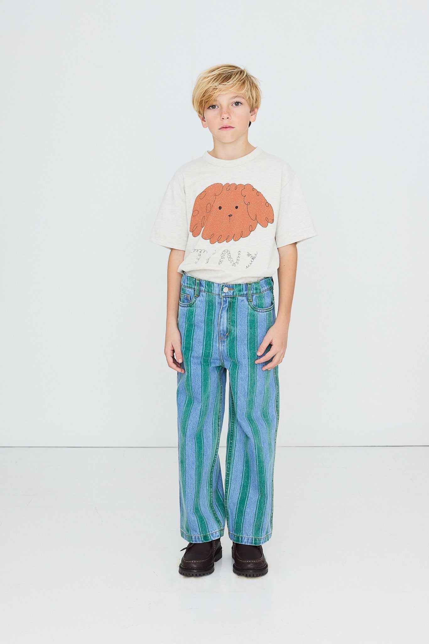 Tinycottons Curly Dog Graphic Tee - child