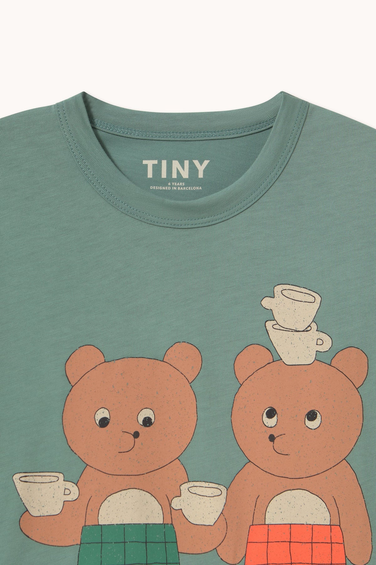 Tinycottons Tiny Tea Room Graphic Tee - back