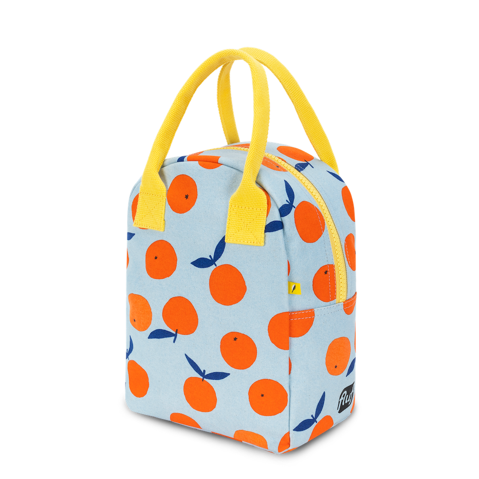 Fluf - Zipper Lunch Bag - Oranges