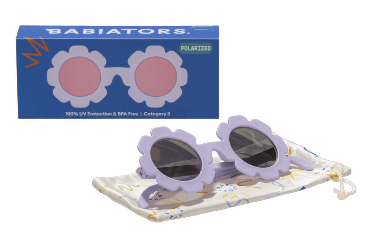 Babiators - Iris Polarized Flower Sunglasses with Mirrored Lens: Ages 0 - 2 Babiators