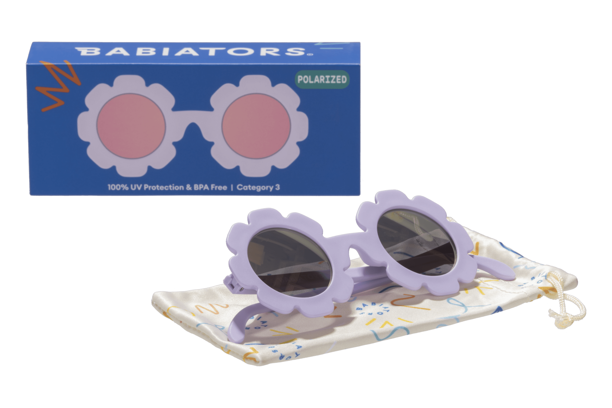 Babiators - Iris Polarized Flower Sunglasses with Mirrored Lens: Ages 0 - 2 Babiators