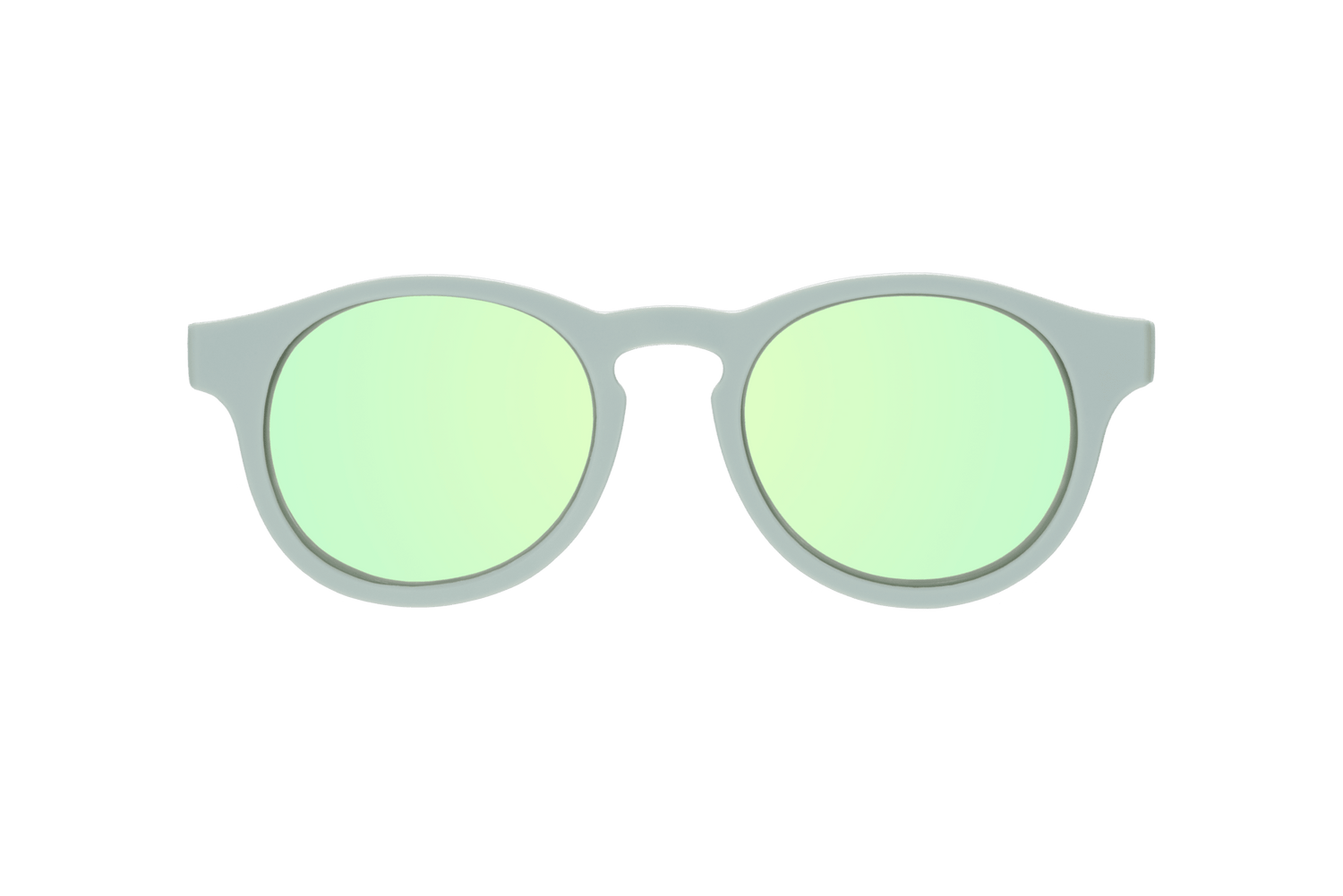 Babiators - Seafoam Blue Polarized Keyhole Sunglasses with Mirrored Lens Babiators