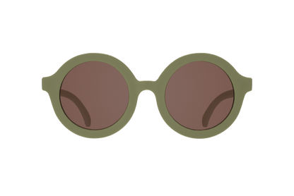 Babiators - Wild Moss Euro Round Kids Sunglasses with Amber Lens Babiators