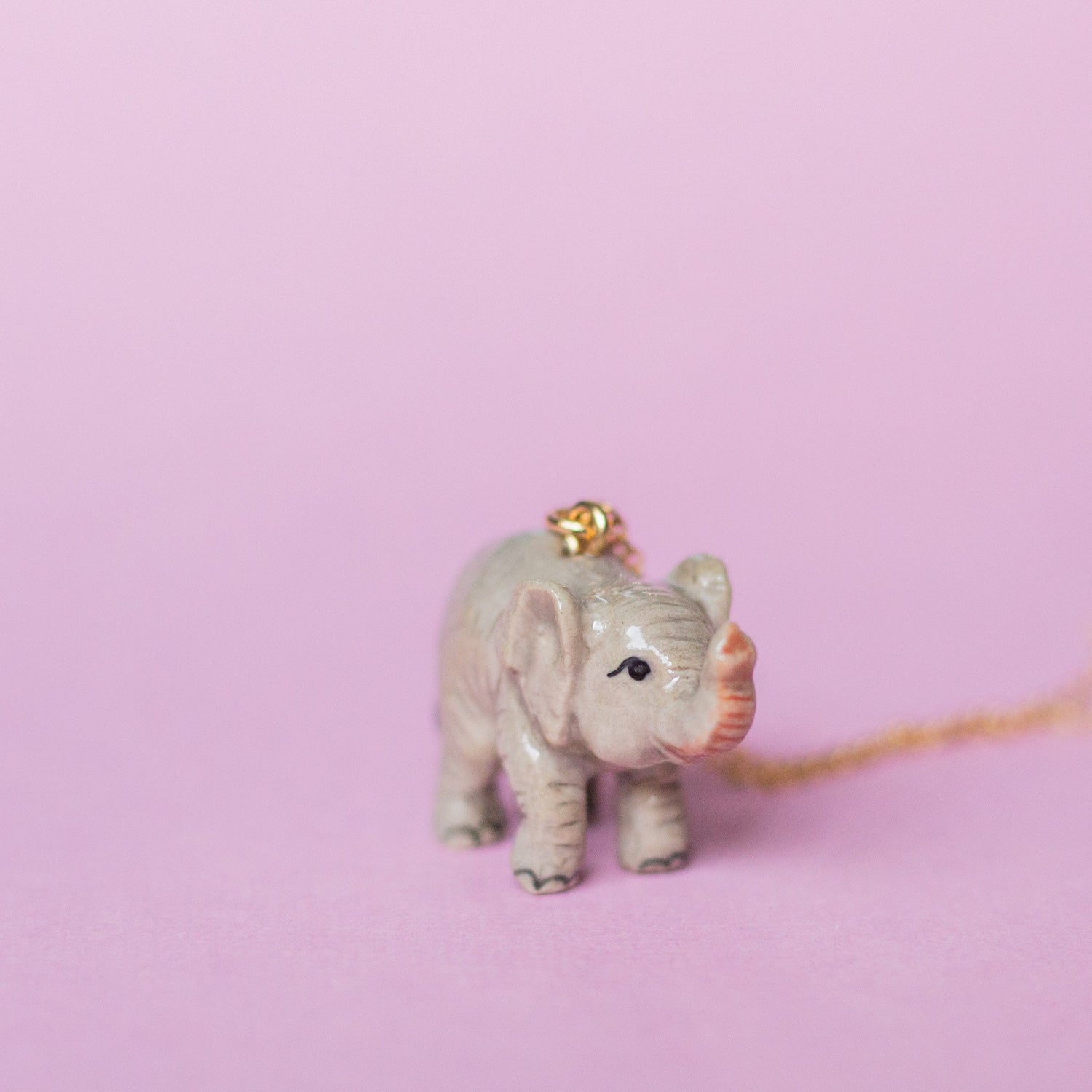 Camp Hollow Baby Elephant Necklace