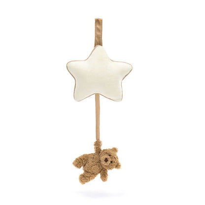 Bartholomew Bear Musical Pull by Jellycat Jellycat - enjoykidsus