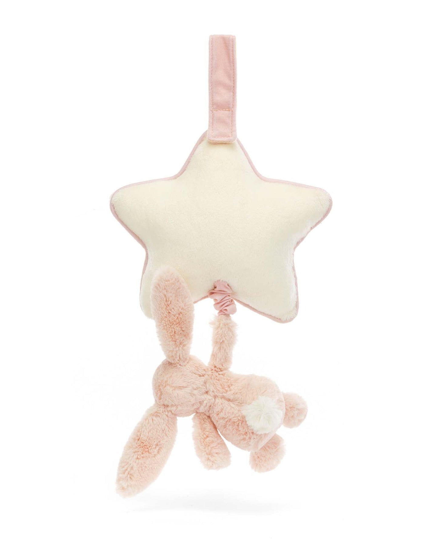 bashful blush bunny muscial pull jellycat - enjoykidsus