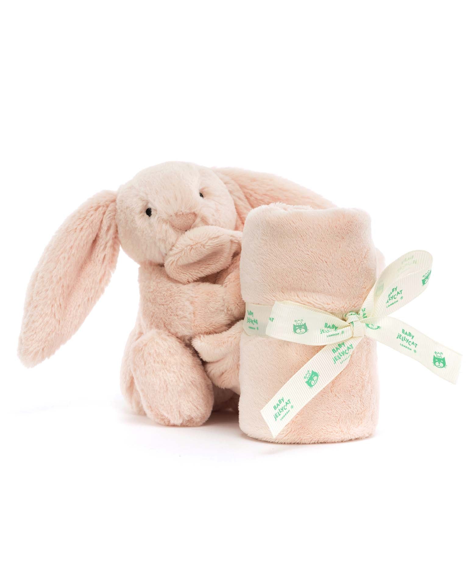 bashful blush bunny soother jellycat - enjoykidsus