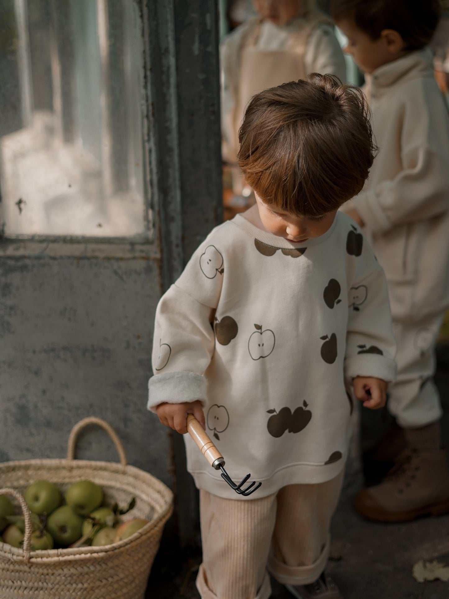 Basil Apple Orchard Sweatshirt Organic Zoo - enjoykidsus