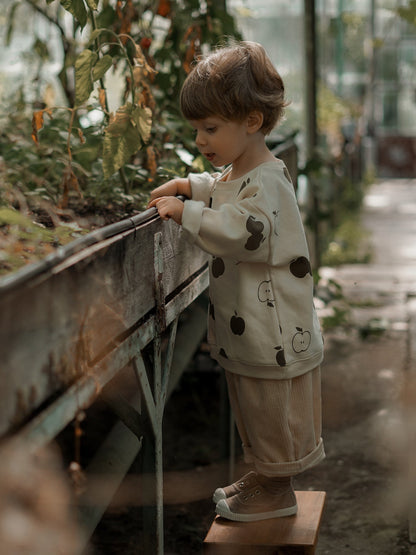 Basil Apple Orchard Sweatshirt Organic Zoo - enjoykidsus