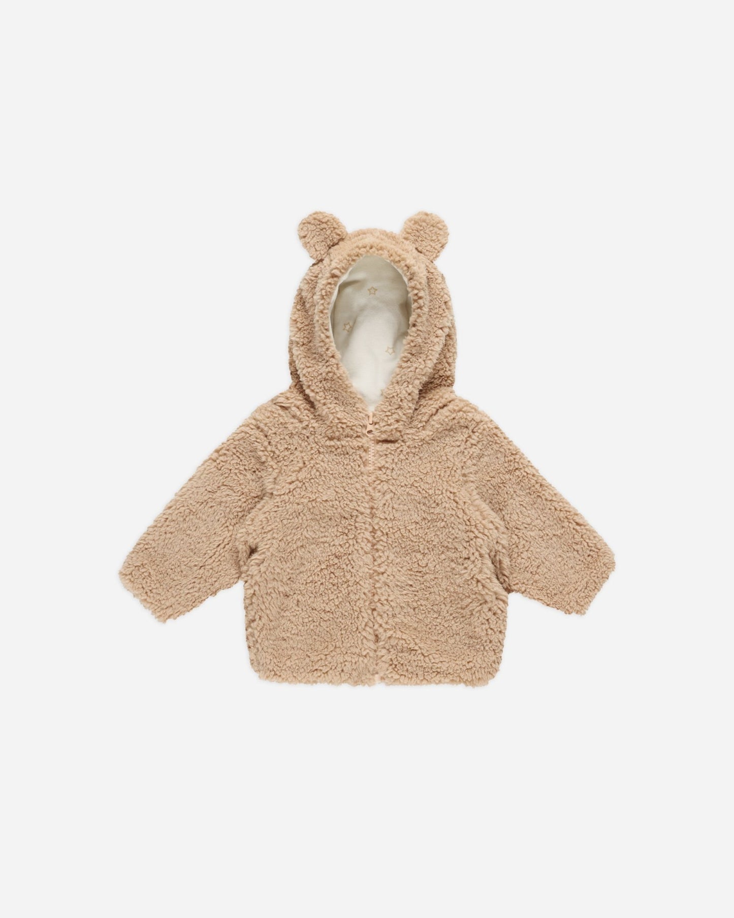 Bear Jacket || Beige Quincy Mae - enjoykidsus