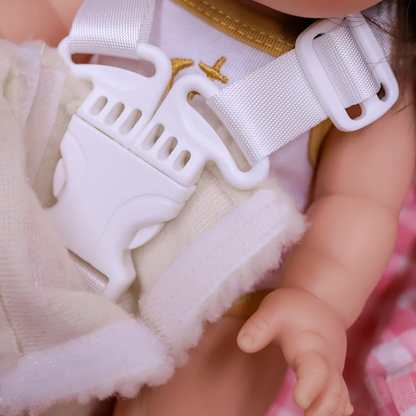 Tiny Harlow - Doll Car Seat - Strawberry picnic - Tiny Harlow