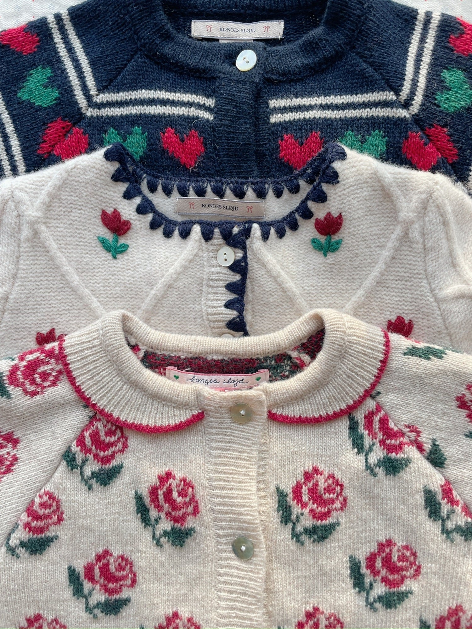 BELOU KNIT CARDIGAN - heart Konges Sløjd New Collection