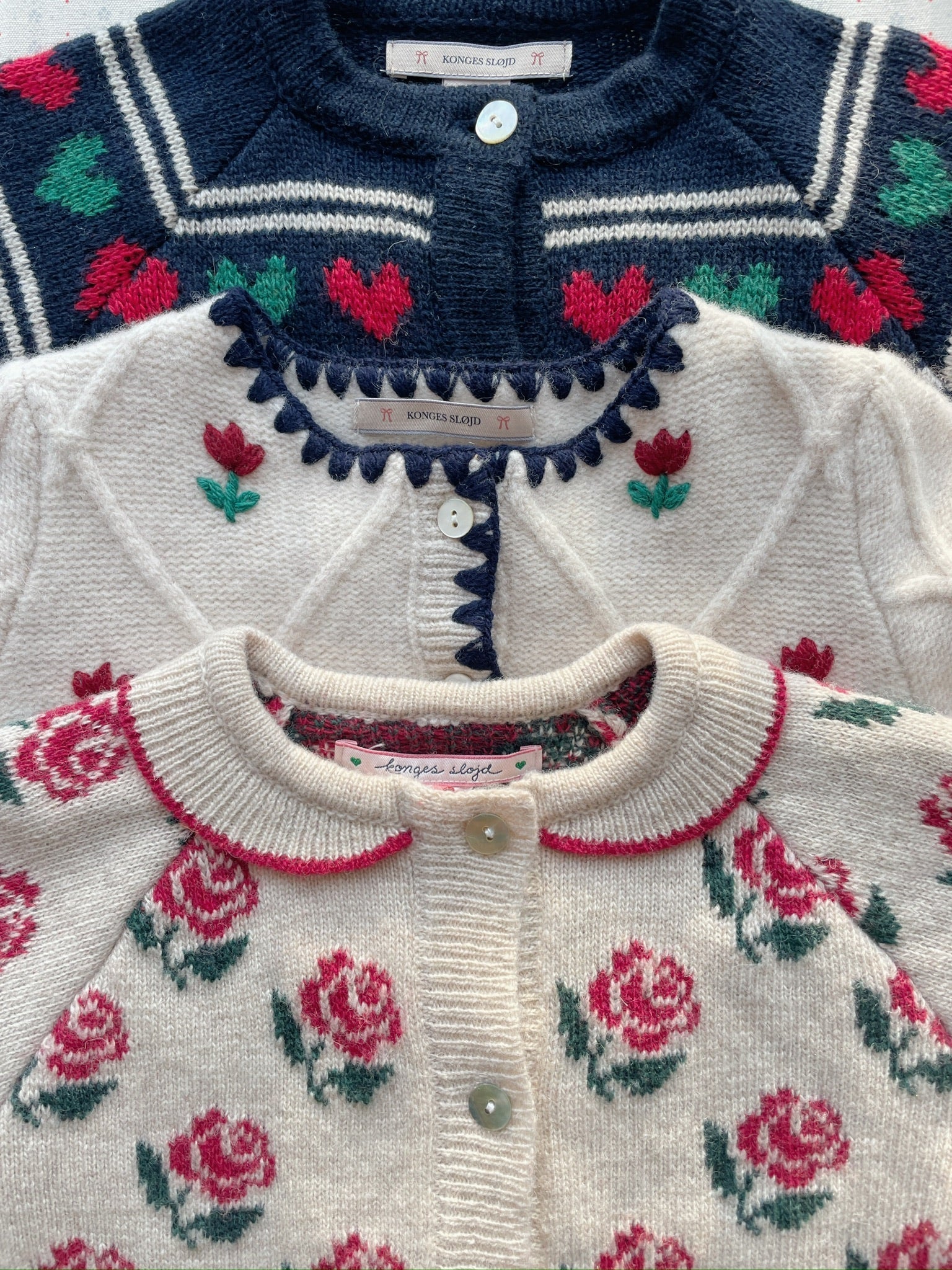 BELOU KNIT CARDIGAN - heart Konges Sløjd New Collection