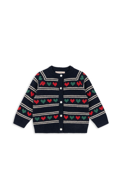 BELOU KNIT CARDIGAN - heart Konges Sløjd New Collection