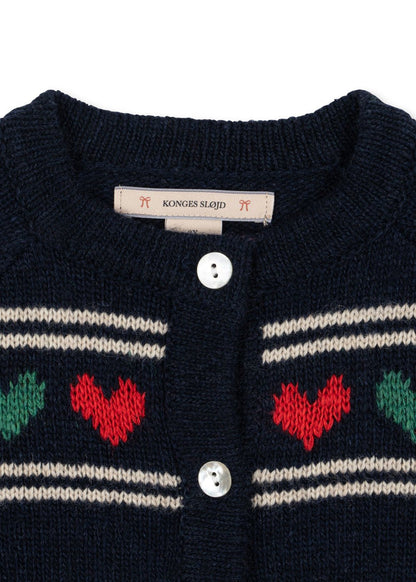 BELOU KNIT CARDIGAN - heart Konges Sløjd New Collection