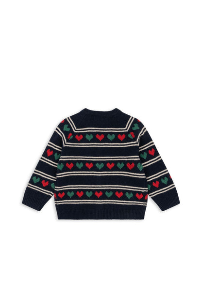 BELOU KNIT CARDIGAN - heart Konges Sløjd New Collection
