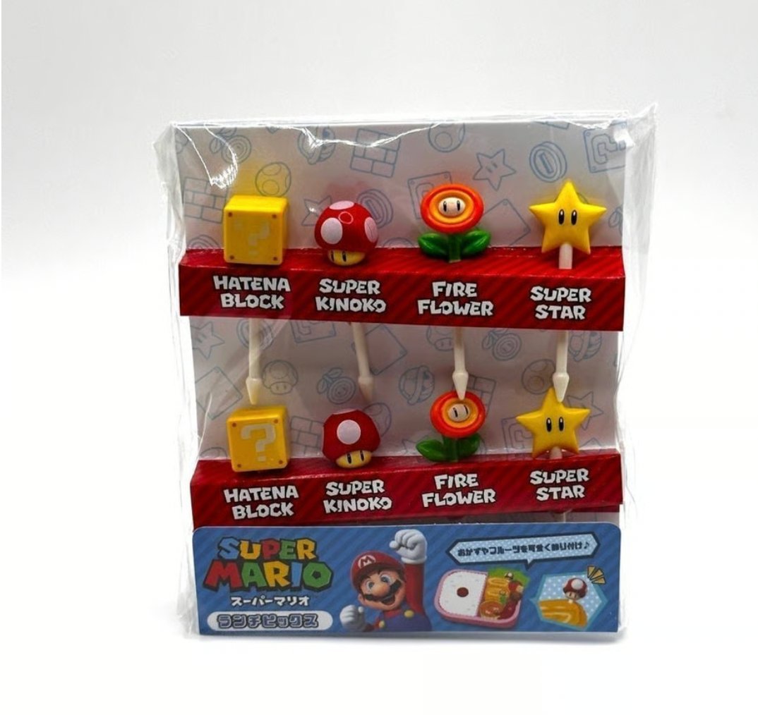 Bento Item Super Mario Food Picks skater