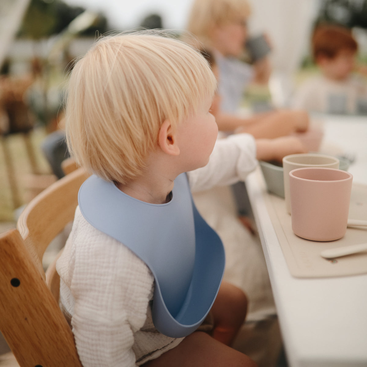 Silicone Baby Bib mushie