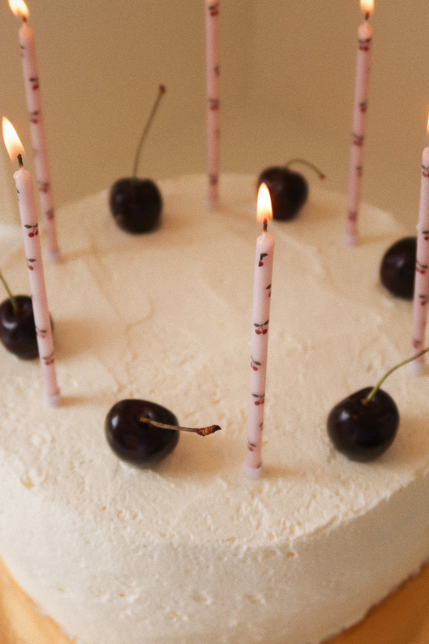 BIRTHDAY CANDLES PRINT - CHERRY Konges Sløjd - enjoykidsus