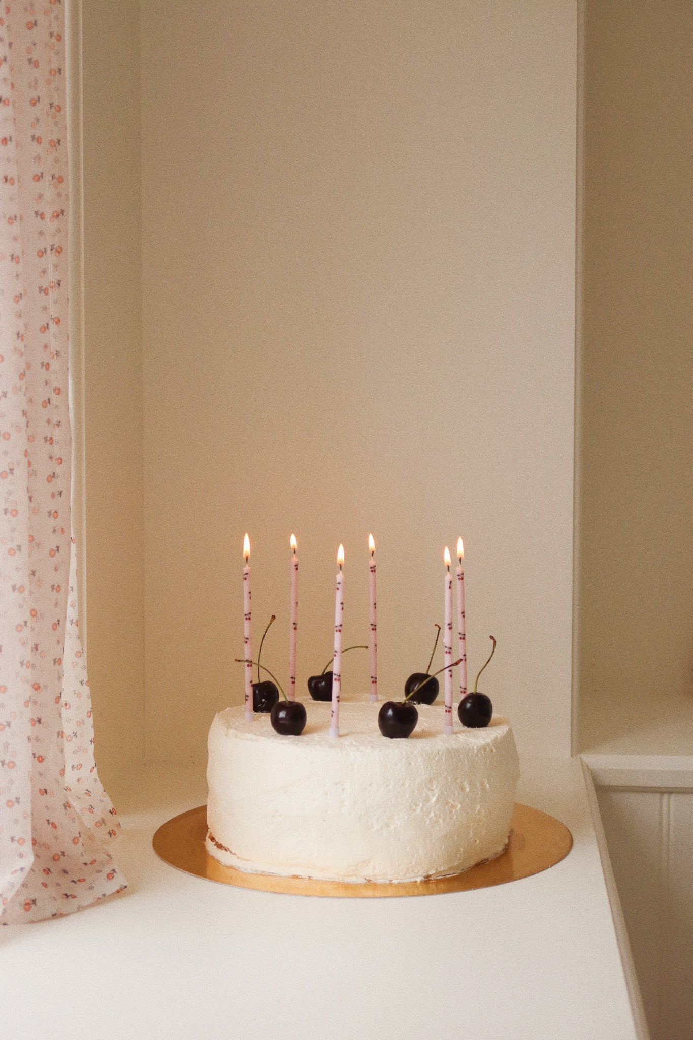 BIRTHDAY CANDLES PRINT - CHERRY Konges Sløjd - enjoykidsus