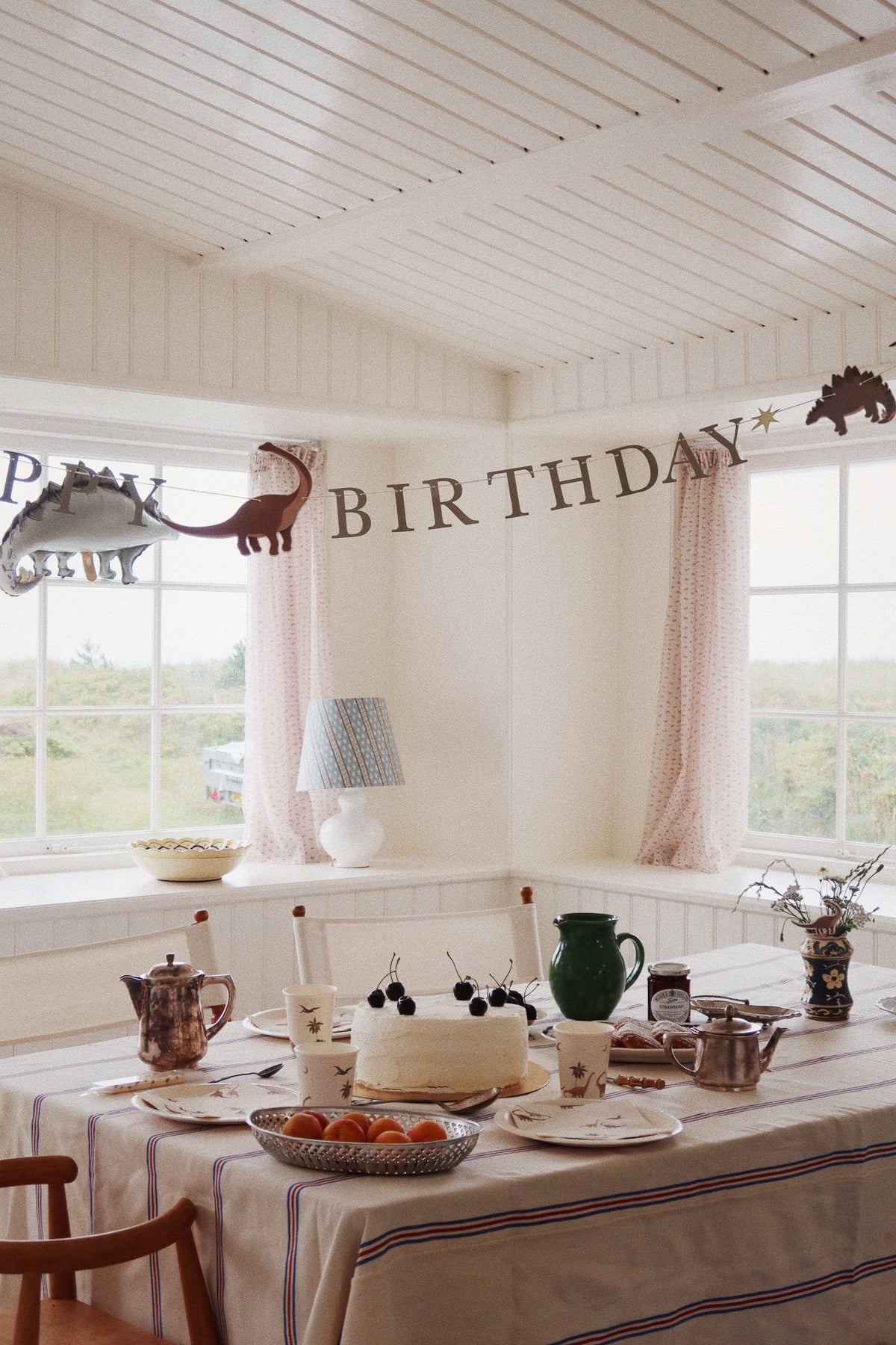 Konges Sløjd BIRTHDAY CANDLES PRINT - LEMON Konges Sløjd